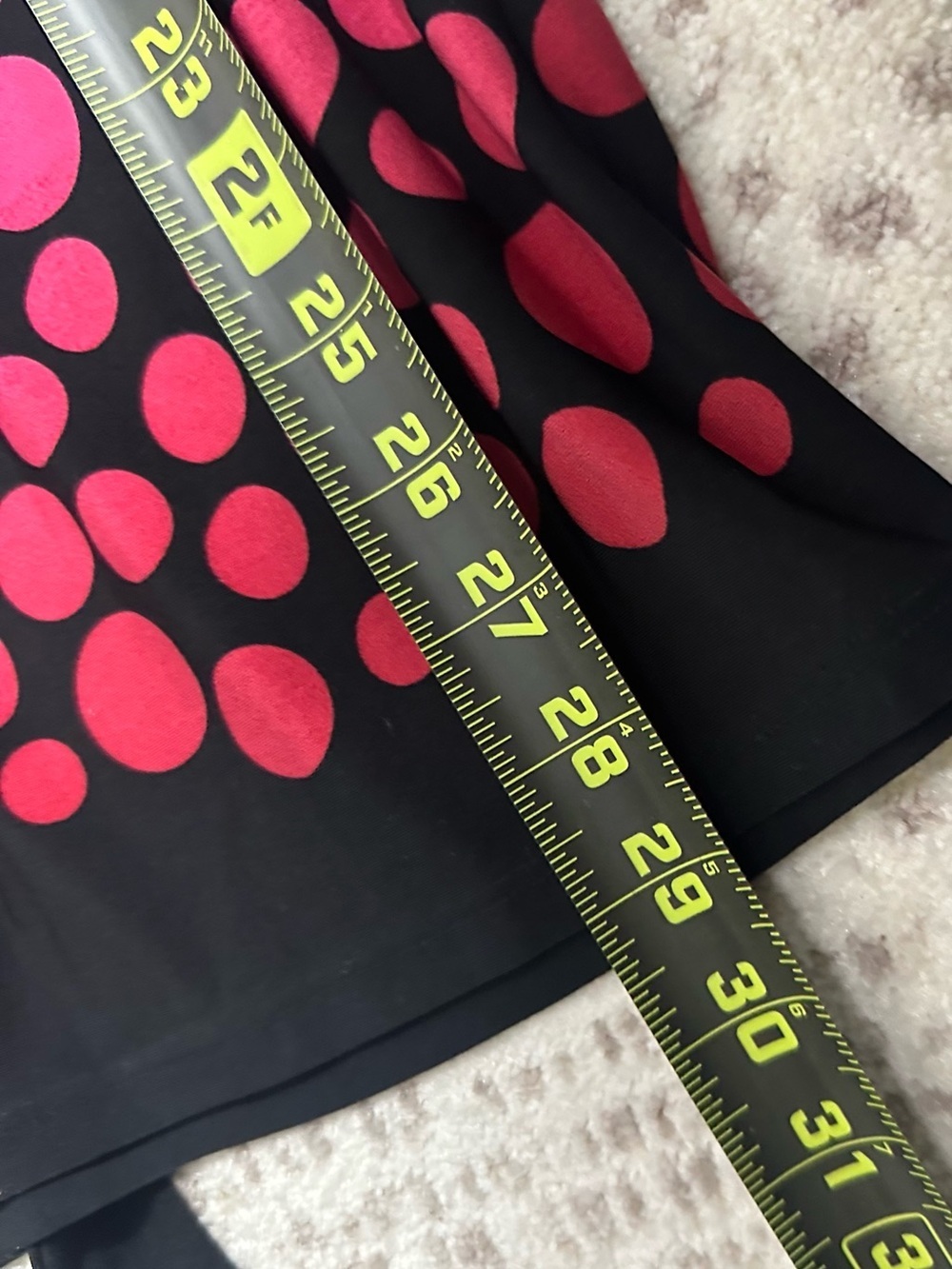 Echo Black White and Pink Polka Dot Girls Casual Dress - Picture 7 of 9